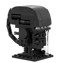

MOC Aliened Brickheadz Building Blocks Superheroes Movie Figures High-tech Doll Robot War Construction Bricks Toys for Boy Gifts