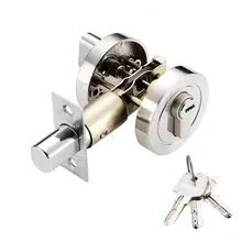 

High Quality Zinc Alloy Cylinder Single Open Deadbolt Door Lock Safety Guard Dead Bolt with Keys for Wood Door Hardware