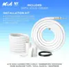 Split Air Conditioner and Heater, 20.5 SEER2, 1 Ton, Wall Mount Ductless Inverter Heat Pump System, With 16ft Installation kit 6