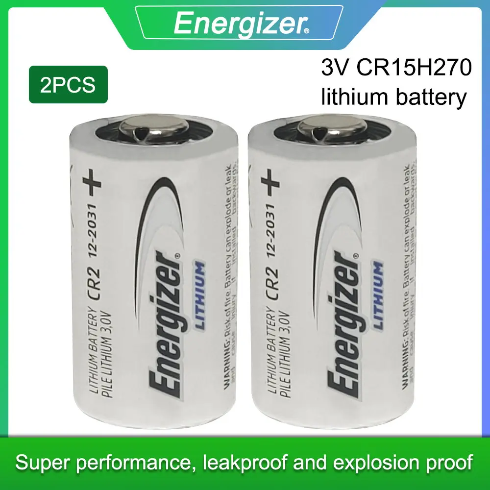 2PCS Original Energizer CR2 CR15H270 3V 850mAh Lithium Batteries For ...