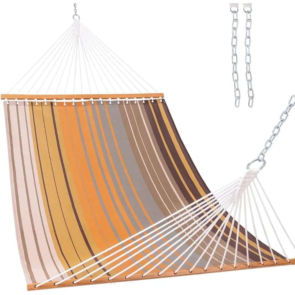 

Lazy Daze Hammocks Quick Dry Hammock Spreader Bar 2 Person Double Hammock with Chains Outdoor Outside Patio Poolside