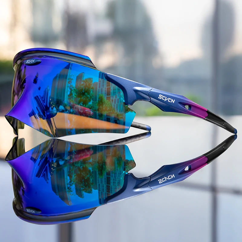 Gafas de sol de ciclismo para hombre, lentes antiviento, protección para  bicicleta de montaña - AliExpress