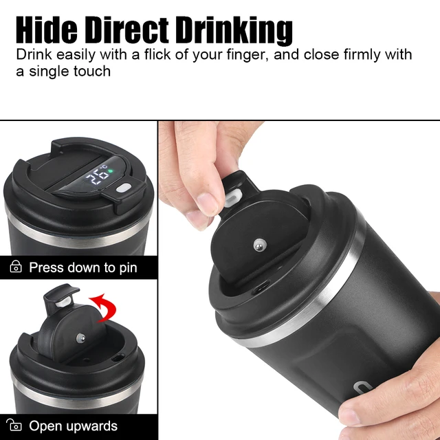 Thermo Cafe Coffee Mug 510ML Thermal Mug Temperature Display for Tea Water Coffee Car Thermos Mug Leak_Proof Travel Thermo Cup 5