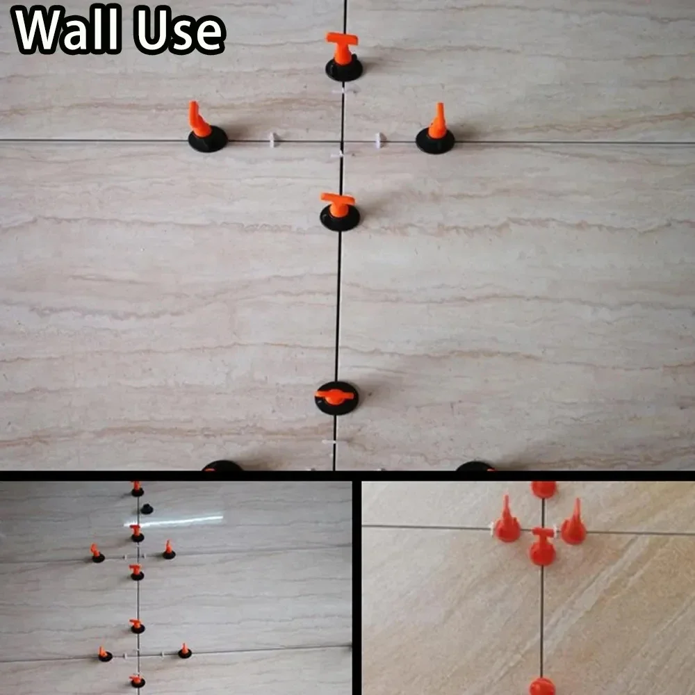 Floor Tile Leveling System Clips Spacers Porcelain Ceramic Leveler Kit For Tile Laying Wall Fixing Construction Tools 51/102 Pcs tile spacers,tile leveling clips,tile leveling tools