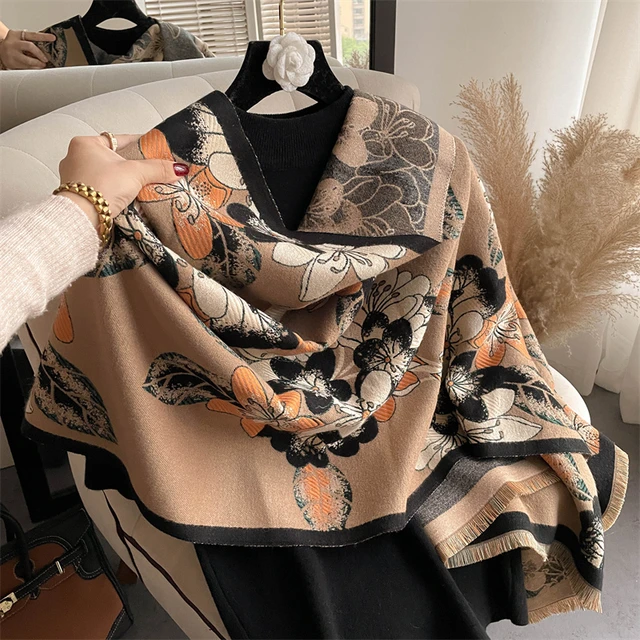 Luxury Women Thick Warm Cashmere Winter Scarf New Design Pashmina Shawl and  Wraps Blanket Bufanda Plaid Poncho Stoles Echarpe - AliExpress