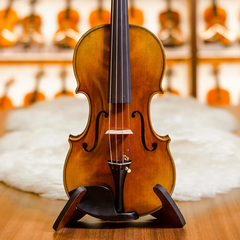 

Advanced Violin CHRISTINA V09D Ebony Fittings Dark Glossy Gradient Handmade Premium Spruce One-piece Flame Maple with Case Bow