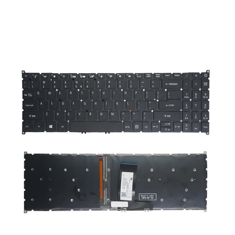 Teclado para Notebook Acer Aspire A31542 A315-42g A31554 34 A315-54g A315-55 A315-55g A515-52 A515-53 A515-54 us ru sp ar Novo - Imagem 5