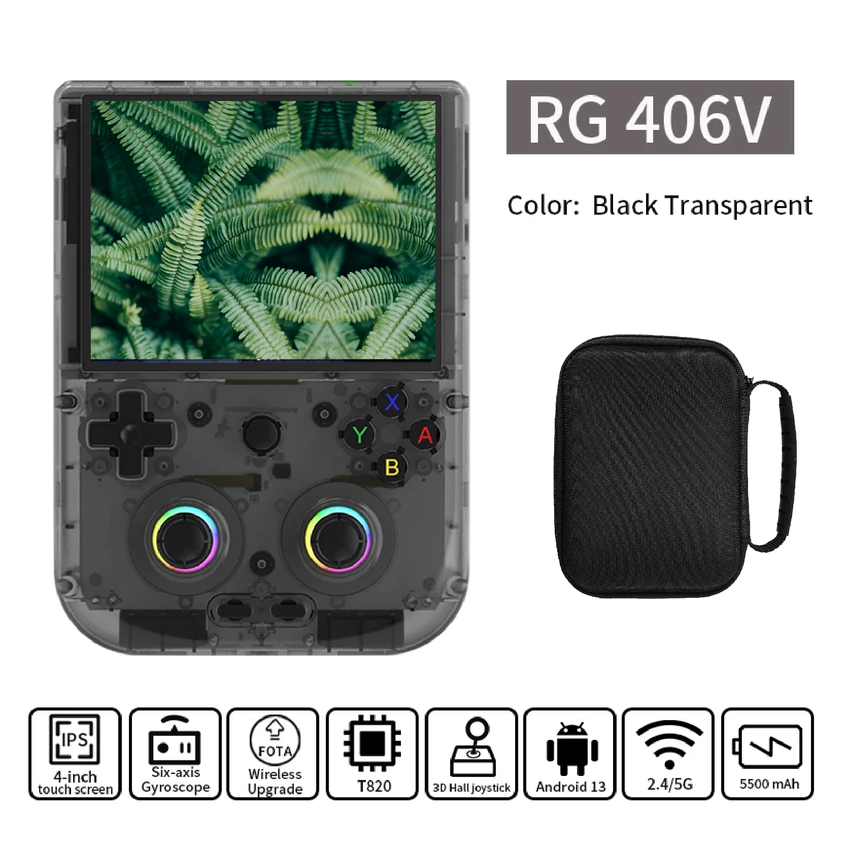 ANBERNIC RG406V RG 406V レトロハンドヘルドゲームコンソール