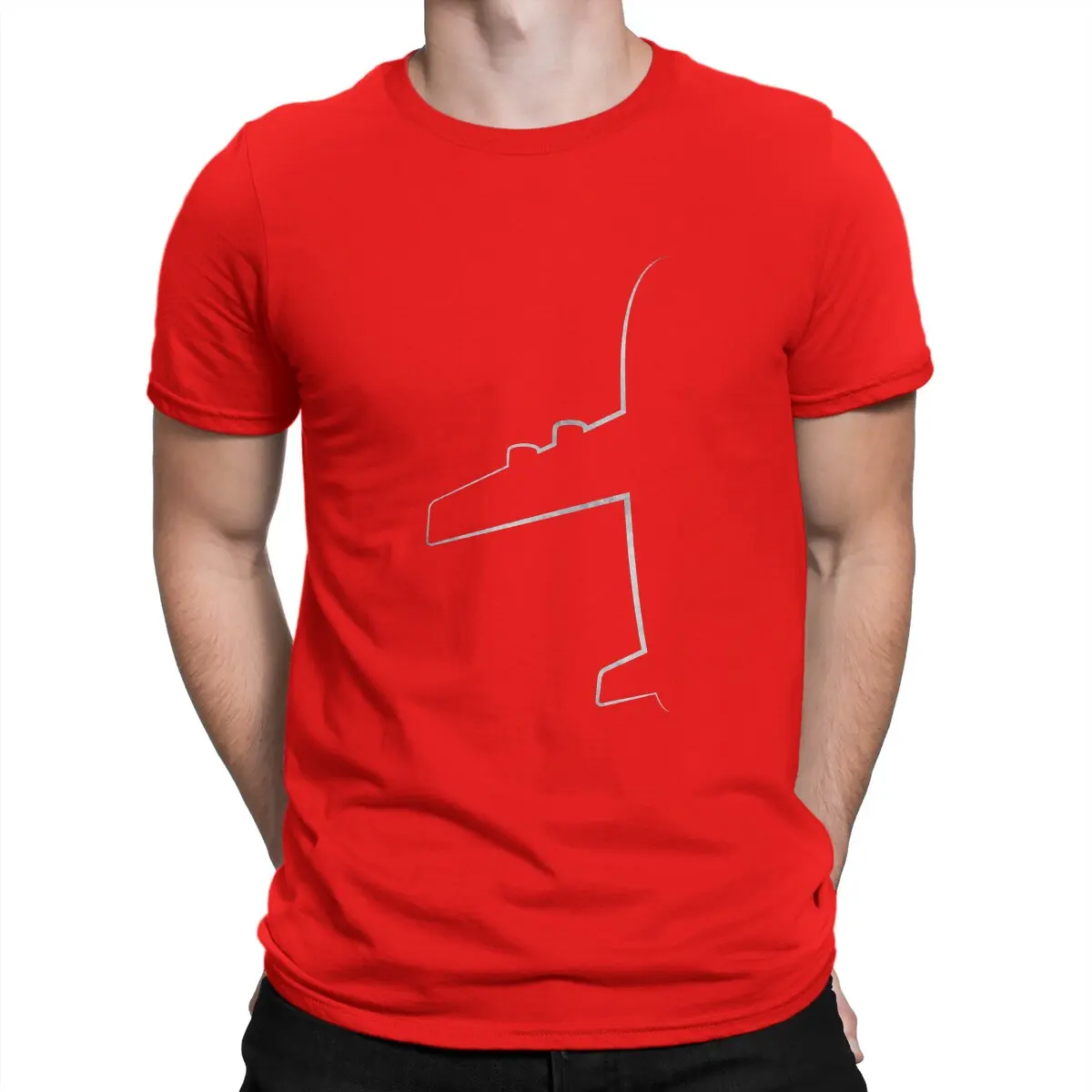 thumbnail image 1 of Camisetas de piloto de avión para hombre, camisetas increíbles para amantes de los aviones, camisetas de manga corta con cuello redondo, ropa de algodón, 1 of 7