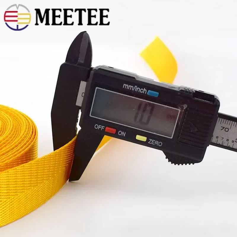 20-50mm Colored Nylon Webbing for Backpack Strap Car Seat Belt Ribbon DIY Garment Binding Tape Sewing Accessories 5Meters webbing craft supplies cotton webbing tapes webbing strap fabric craft supplies Meetee