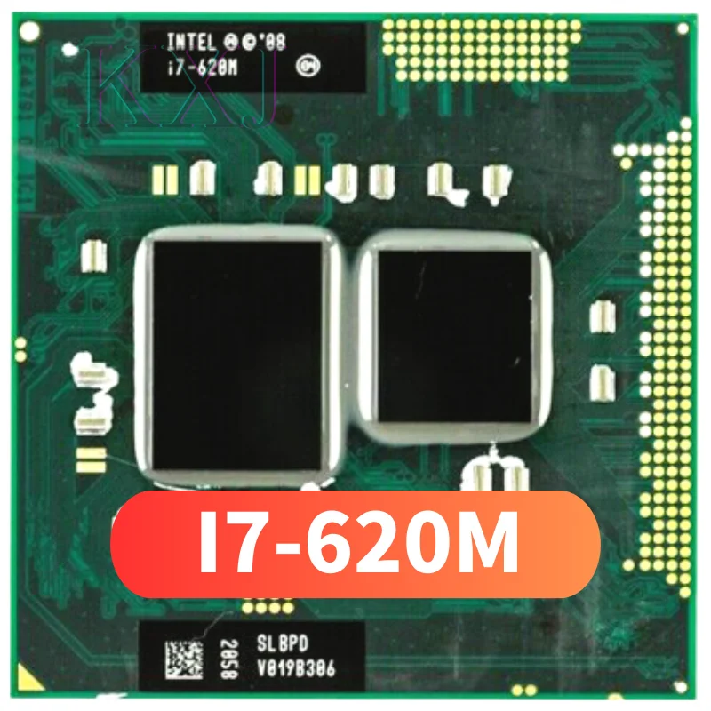 

Intel Core i7-620M i7 620M SLBTQ SLBPD 2.6 GHz Used Dual-Core Quad-Thread CPU Processor 4M 35W Socket G1 / rPGA988A