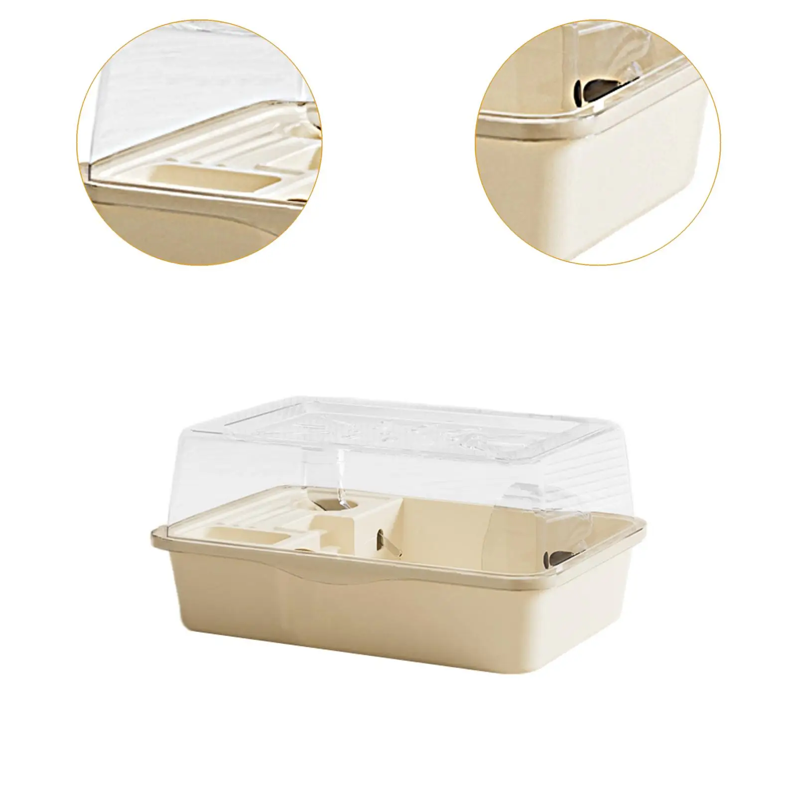 Hamster Cage Multifunction Ventilation Openable Top Guinea Pig Cage Easy Clean House for Rats Guinea Pigs Mice Bunny Hedgehog pet house,pet cage
