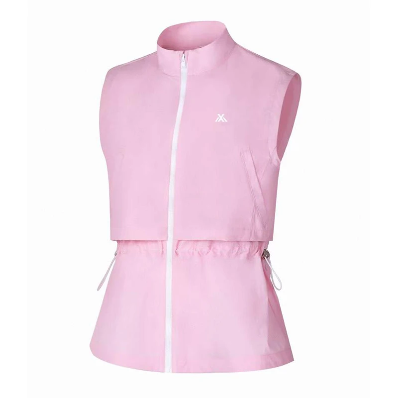 Spring New Golf Women's Outdoor Quick drying Sports Vest Comfortable Thin Sleeveless Tank Top Versatile Fashion Pulling Rope Top