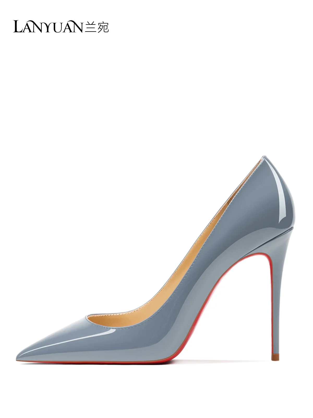 

Туфли-лодочки женские из натуральной кожи, пикантные, заостренный носок, каблук с красной подошвой, повседневная обувь, рандомные, весна-лето