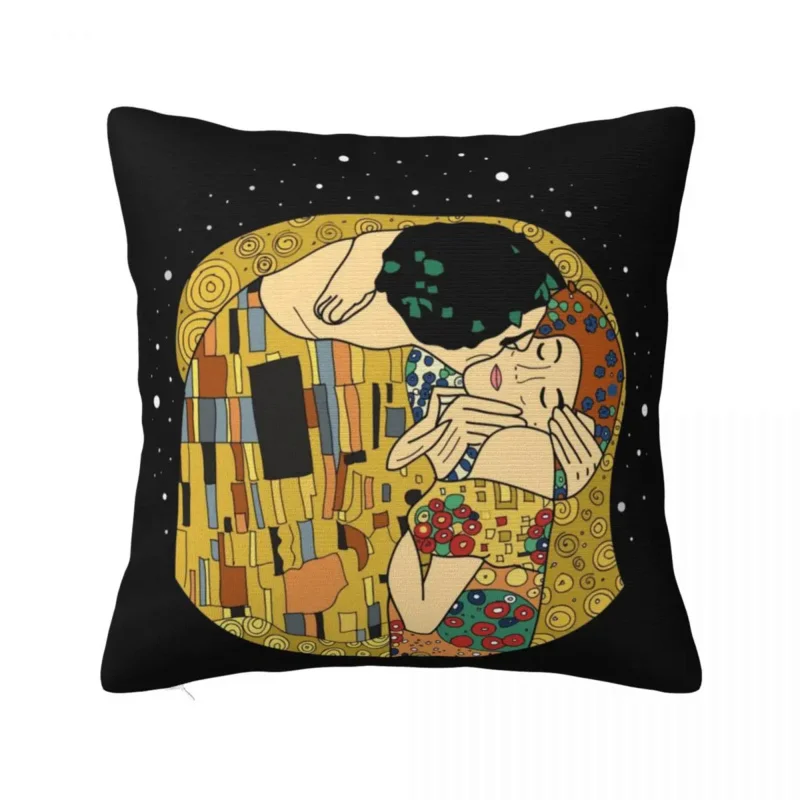

Klimt Pillow Cover The Kiss Cushion Cover Custom Pillow Case Kawaii Pillowcases For Sofa Car Home Decor