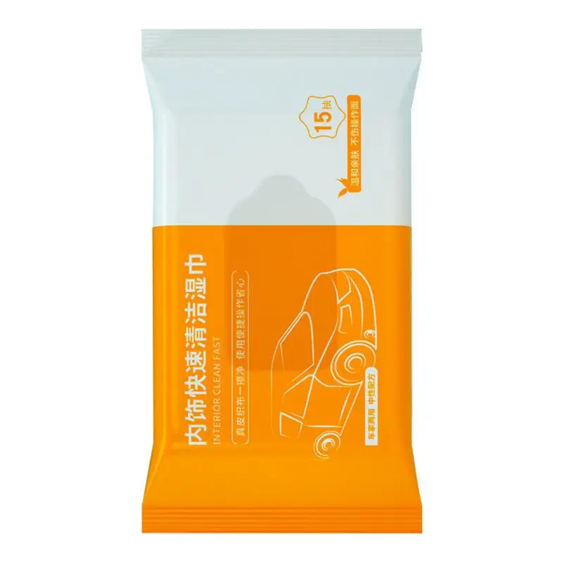 

Car Glass Wipes Car Interior Cleaning Wipes Multi-function For Auto Dashboard Seat Leather Console Water-free Fast Clean Tool