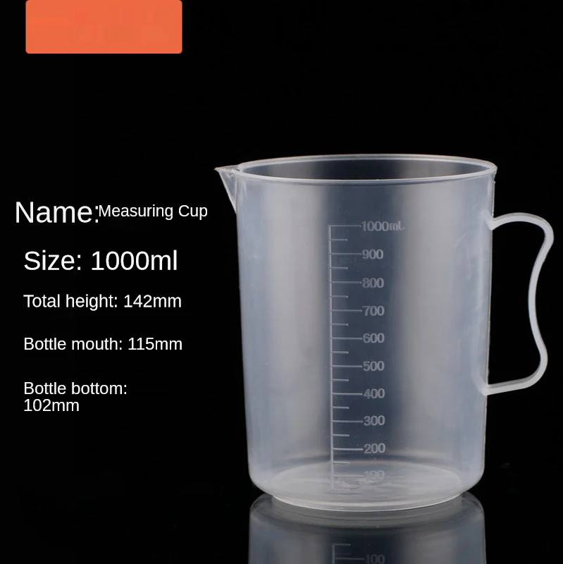 1 PCS Clear Plastic Graduated Measuring Cupws Househould Portable Baking  Beaker Liquid Measure Jug Transparent Cup Container - AliExpress