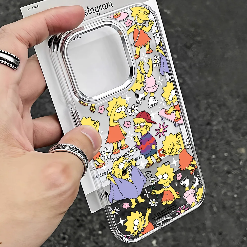 Cartoon Simpsons Hot Phone Case - Transparent Soft Cover