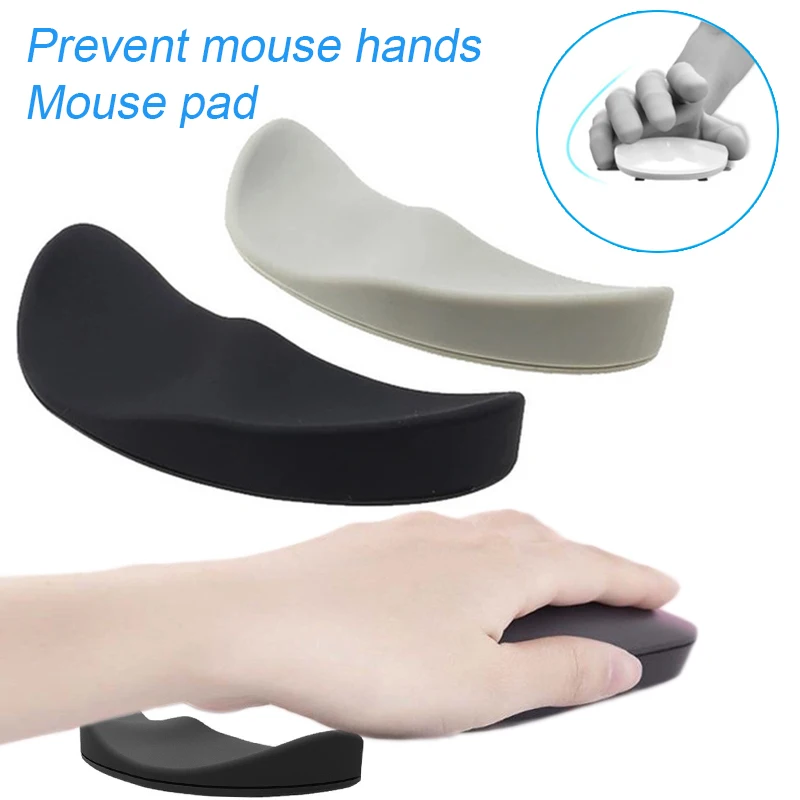 Ergonomic Handguard Mouse Pad Silicon Gel Non Slip Streamline Wrist