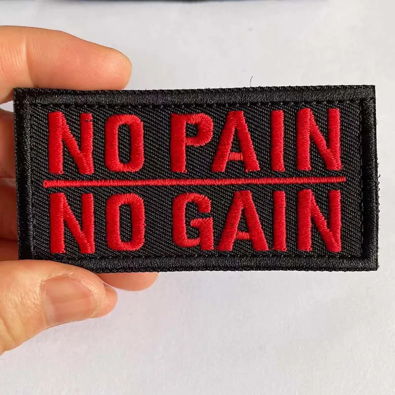 Inspirational Embroidery Alphabet Hook and Loop Patches