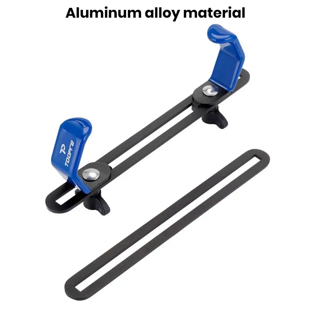 

Безопасный держатель для переднего колеса велосипеда, регулируемая подставка для переднего колеса велосипеда с анодированной поверхностью, инструмент для обслуживания горных дорог