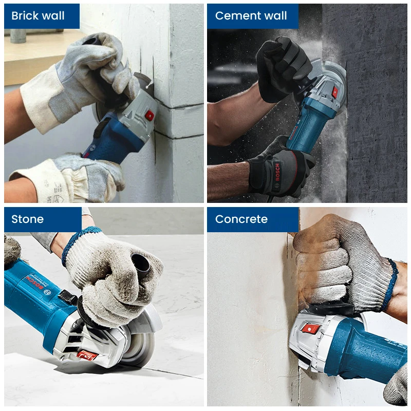 Bosch 다이아몬드 디스크, 돌 절단용, 강화 콘크리트 화강암 연마기 블레이드, 연마기 105mm, 110mm, 125mm