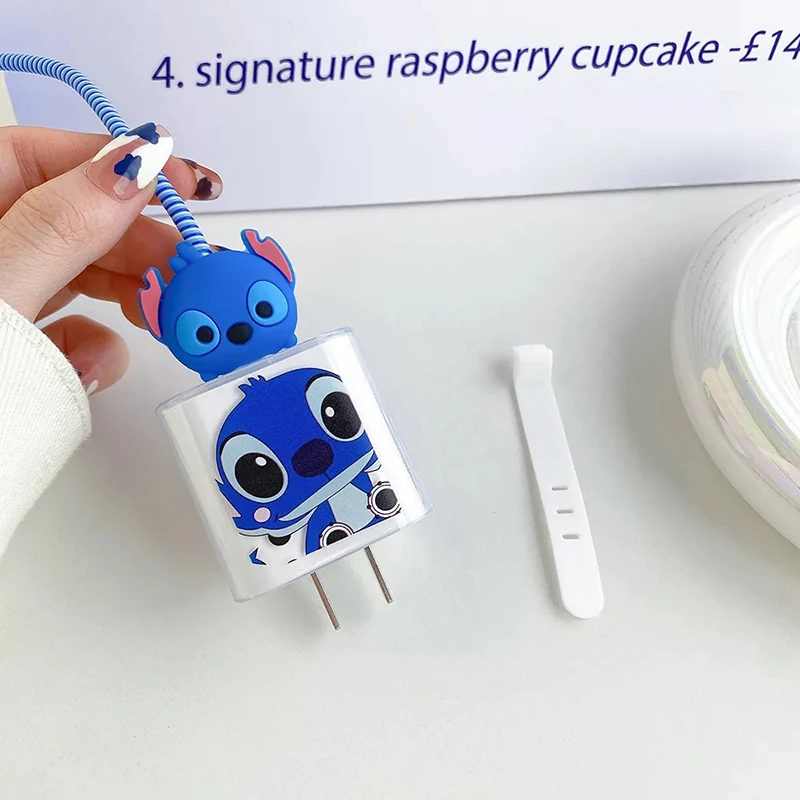 Niedlicher Kabel-Schutz Mit Rosa Sternen - Perfekt Für IPhone Ladekabel Gegen Haustier-Bisse