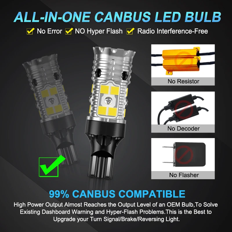 2x w16 w T15 LED ڵ , ĵ OBC   LED   3030, 921   ڹ ȭƮ dc12 v, 912