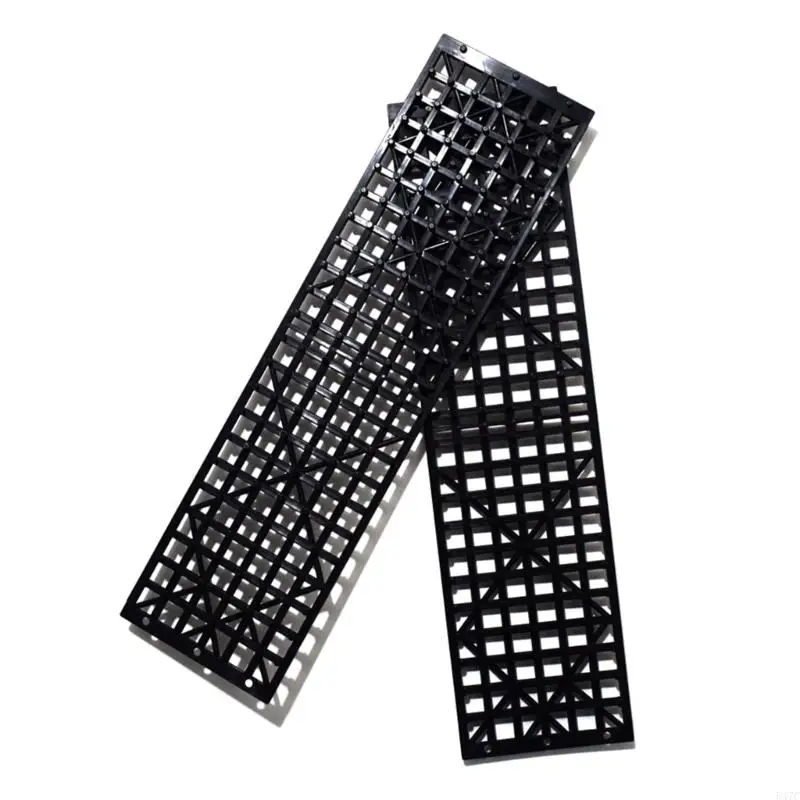 547C 1 Pair All-Weather Auto Tire Traction Mat Tire Grip Aid Car Truck Off-road Escape Unstuck Vehicle from Snow Ice Mud Sand