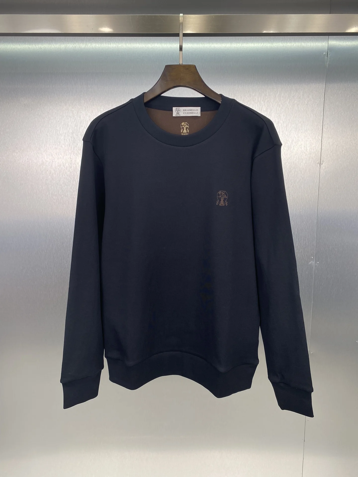 

SIJITONGDA Sweater Cashmere men's 2024 new warm autumnHigh end shirt elastic lapel quality big size M-4XL