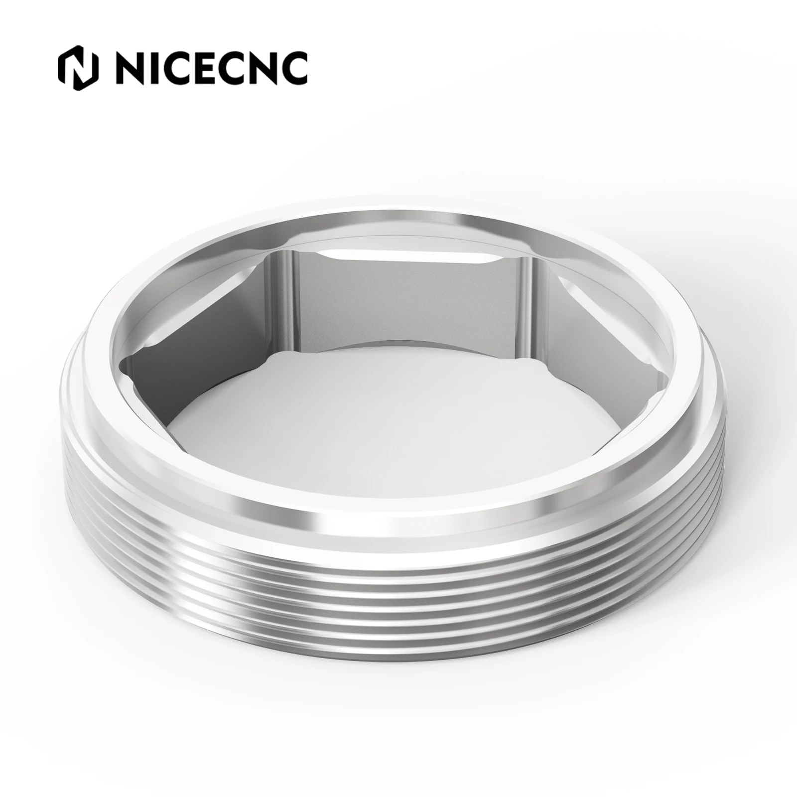 NICECNC Raptor 700 Lenkkopflager-Haltermutter für Yamaha Raptor 700R 660R 350 YFZ450 Banshee 350 Grizzly 700 550 450 ATV – Detail 1