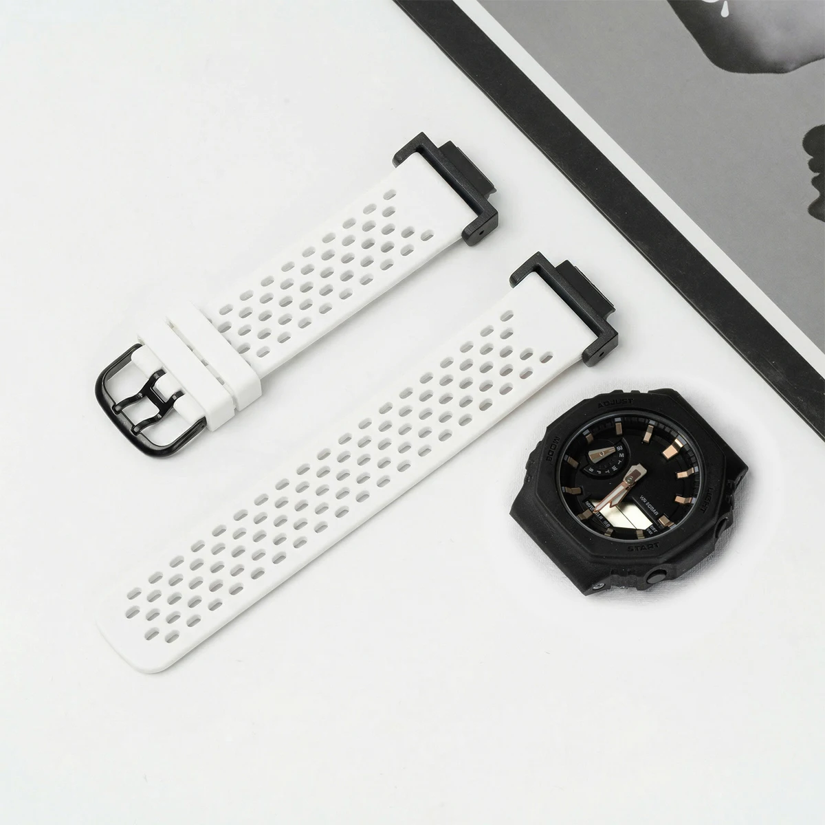Premium Soft Silicone Watch Strap - Durable Replacement Wrist Band
