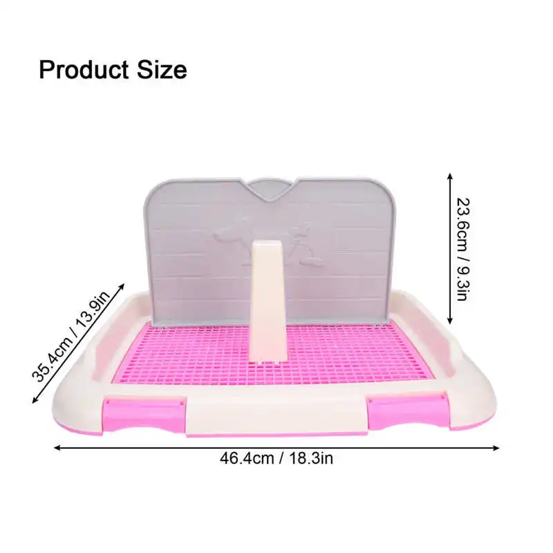 Dog Cat Pet Toilet Indoor Puppy Training Toilet Potty Fence Dog Scheduled Urination Potty Tray Products Tool Accessories Outdoor