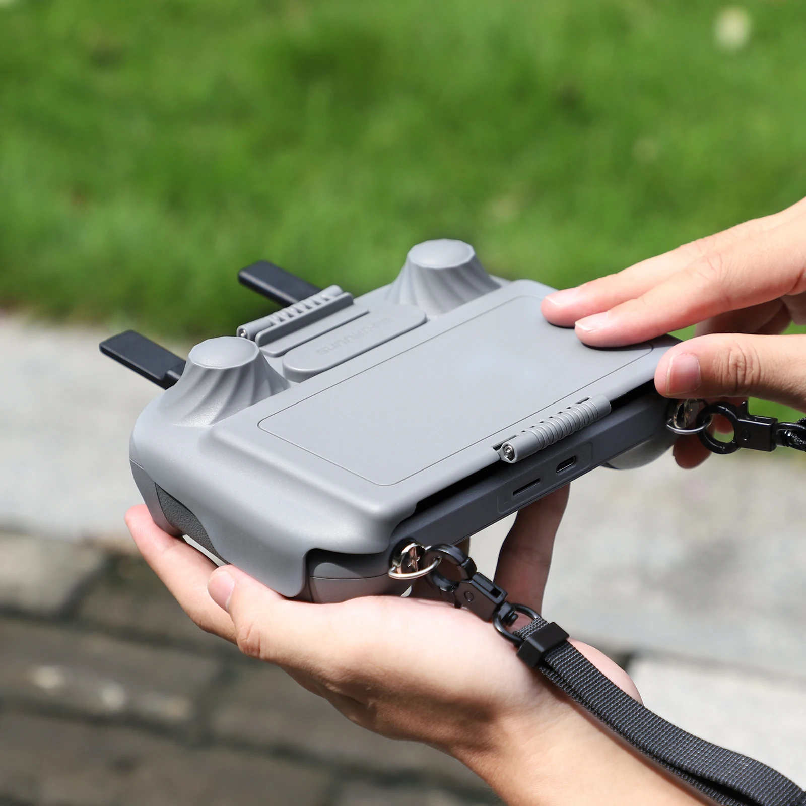 Controller Cover DJI AIR 3 RC 2 Sun Hood DJI RC Remote Controller Cover Lanyard Strap Tempered Glass Case Accessories drone accessories