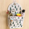 Large Capacity Cotton Linen Storage Bag Home Wall Mounted Organizer Hanging Bag Closet Toy Box Container Organizer Fabric Basket 2