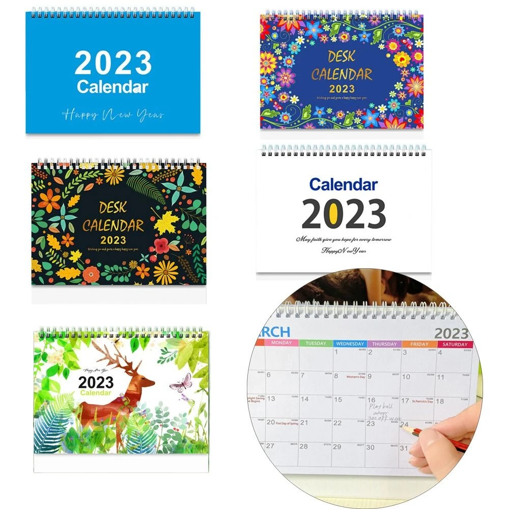 Office Depot Desk Calendar 2023 | 2023 Desktop Calendar | Yearly Calendar  2023 - 2023 - Aliexpress