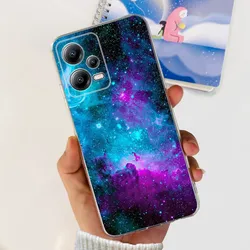 Cute Astronaut Silicone Phone Case - Soft Protective Cover for Poco X5 5G (Case-c71)