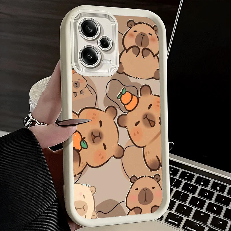 Capybara Cartoon Cute Soft Phone Case Shell