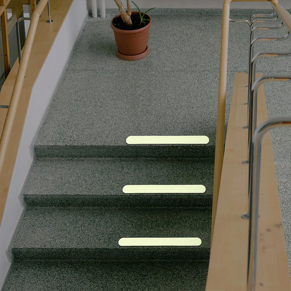 

48 Pcs Stickers Anti-slip Strip Practical Stairs Strips Luminous Tapes Non-slip Skid Fluorescent Supply Glow Dark