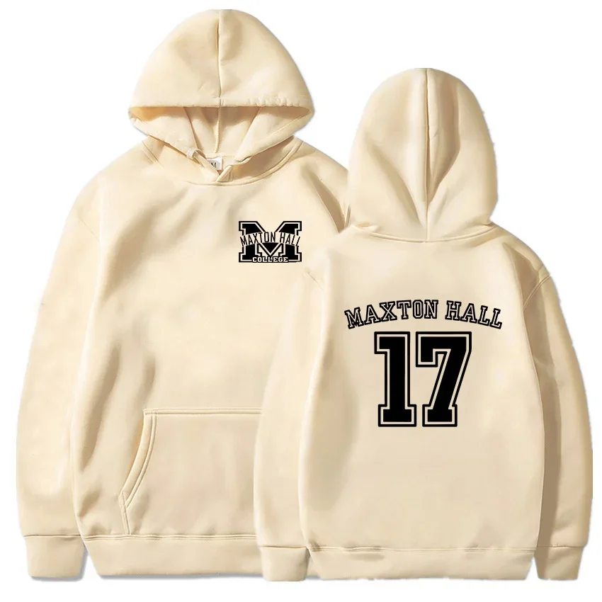 Maxton Hall 17 TV Graphic Hoodie The World Between Us Sweatshirt Sudaderas Para Mujer Casual Unisex Clothing Winter Comfortable 4