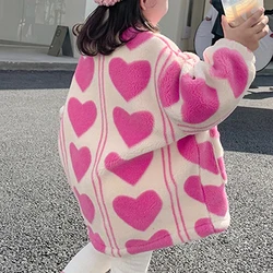Plush Girls' Jacket - Warm Winter & Autumn Fashion Coat - 6T(Size130) (As The Picture)