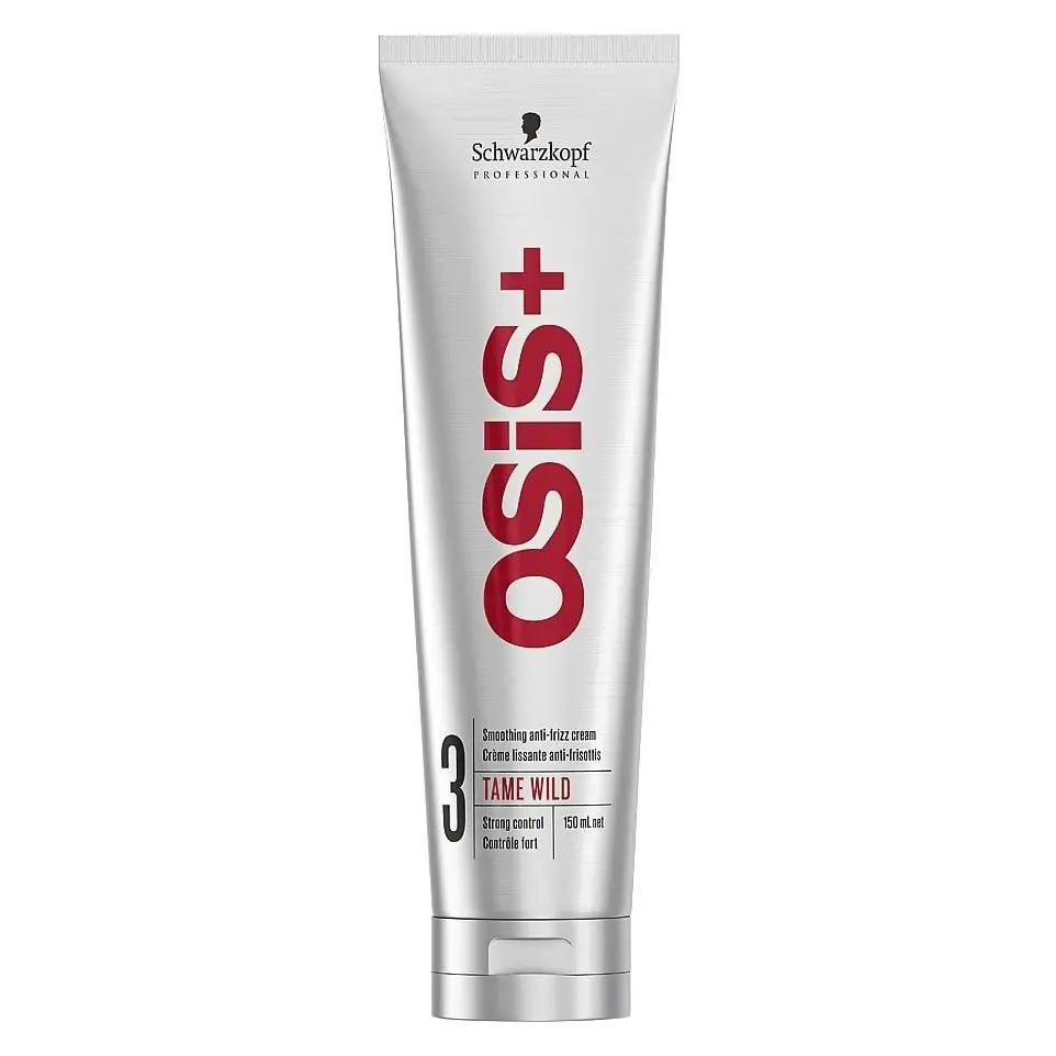 Крем для волос Schwarzkopf Professional 3 Strong Control Tame Wild Smoothing Anti-Frizz Cream от статического