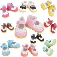 5cm Leather Doll Shoes 1/6 Cute Lace Mini Boots For 30cm Articulated Doll Shoes For Paola Reina,Nancy&EXO Dolls Girt's Gift Toy 1