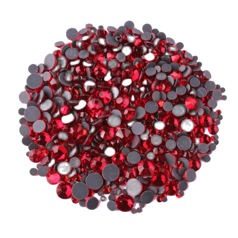 Mix Size Crystal AB Hotfix Rhinestone Flatback Crystal Stones For Garment Ornament 1200Pcs