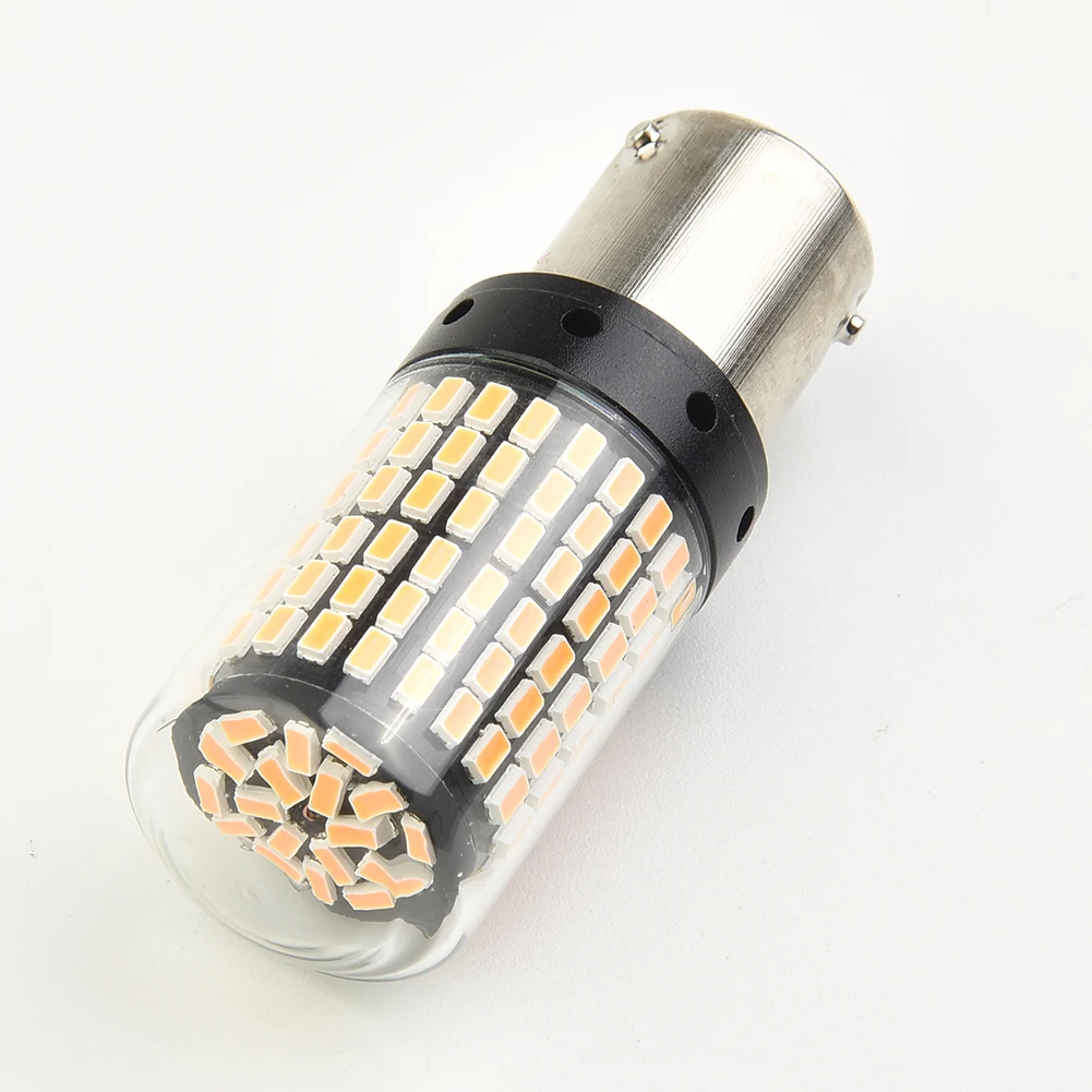PY21W 5009 BAU15S 7507 Led-lampen Led CanBus Lampe Für Blinker Licht Reverse Rücklicht Bernstein Blinker 144SMD Vollständig Dekodiert – Detail 3