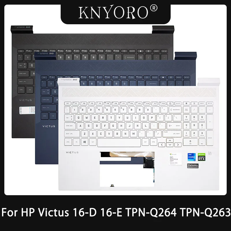 

Original Keyboard For HP Victus 16-D 16-E TPN-Q264 TPN-Q263 Laptop Palmrest Case Keyboard US English Version Upper Cover 95%New