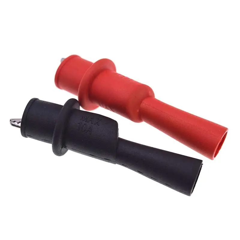 Alligator Clips 5/1 Pairs Alligator Crocodile Test Clips Clamps for Multimeter Test Lead Electrical Clamp Testing Probe Meter