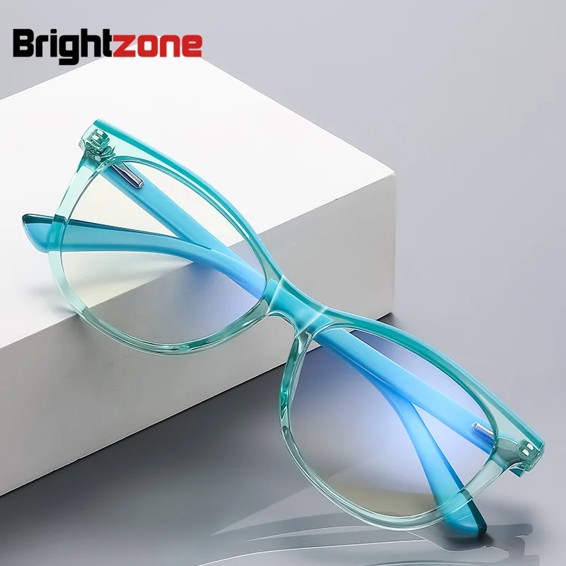 

Модные очки Brightzone для девушек с защитой от сисветильник, оправа для очков с защитой от излучения, стильные очки с маленьким лицом и пружинными петлями