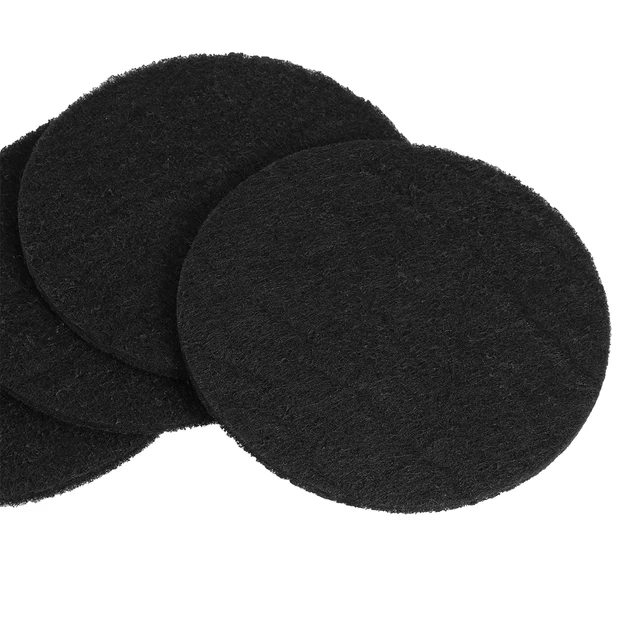 4Pcs Round Carbon Replacement Filters for Cat Litter Boxes 6.25inch Diameter 10mm Thickness Odor Absorbing Pads for Dome and 4