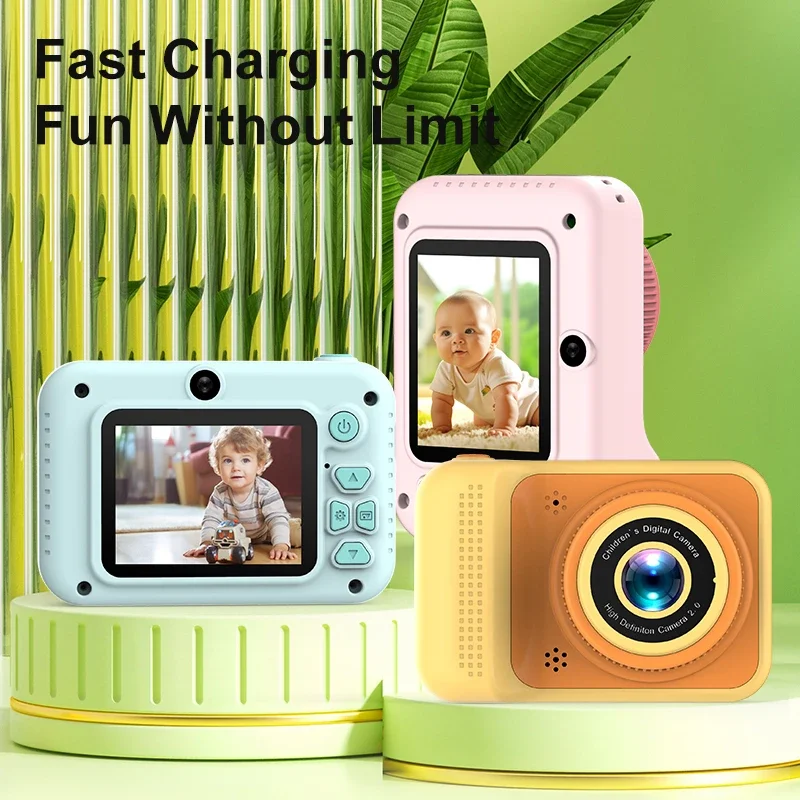 Xiaomi 4K Digital Camera 2000W Pixels Dual-camera Mini HD Eye Protection Screen1080P Built-in Game Shock Recording Kids Camera view 3